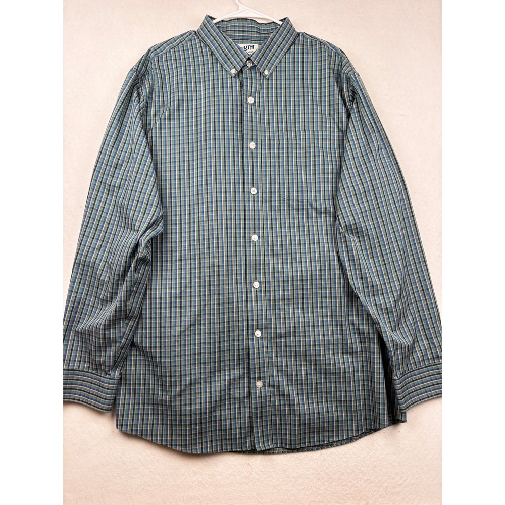 Duluth Button Down Shirt Mens XL Tall Relaxed Fit‎ Plaid Workwear
